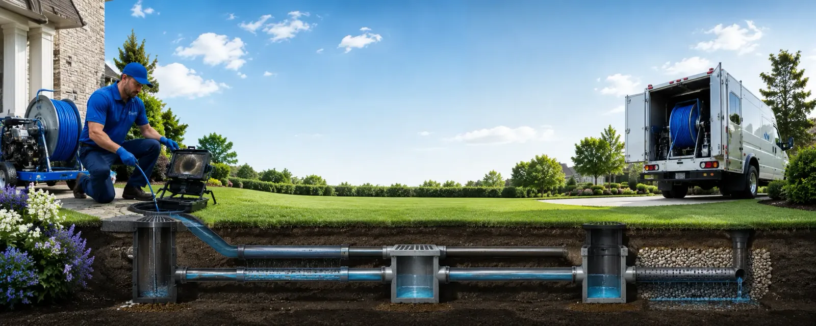 Outdoor drain cleaning information for Bluffton, OH