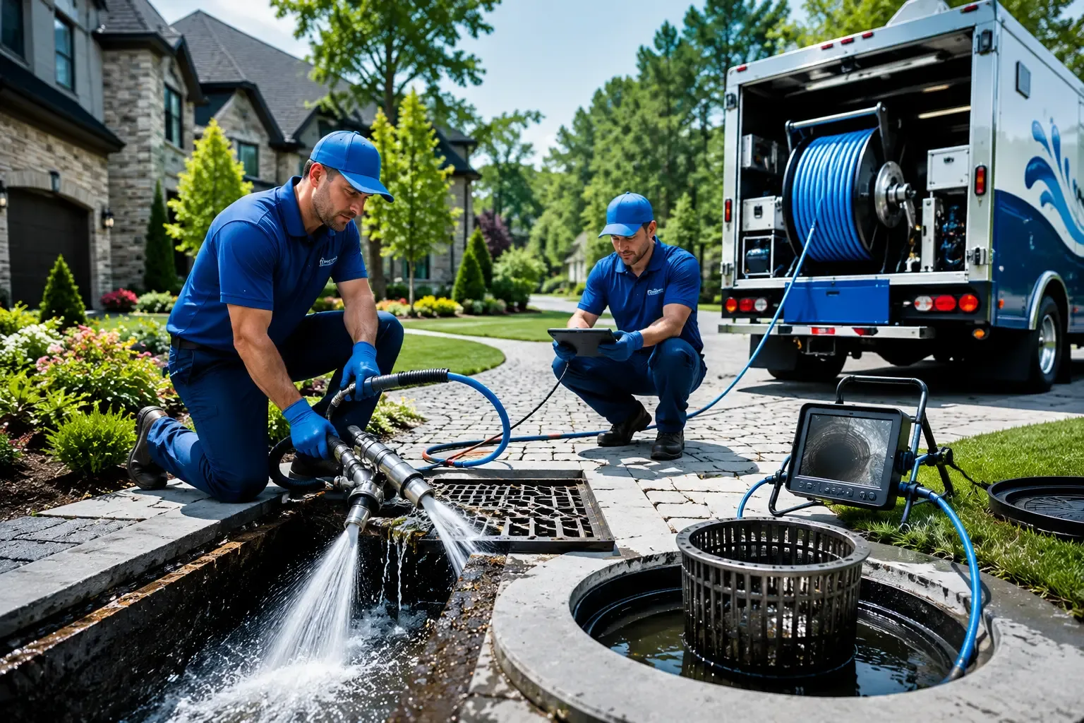 Local outdoor drain cleaning professionals in Bluffton, OH